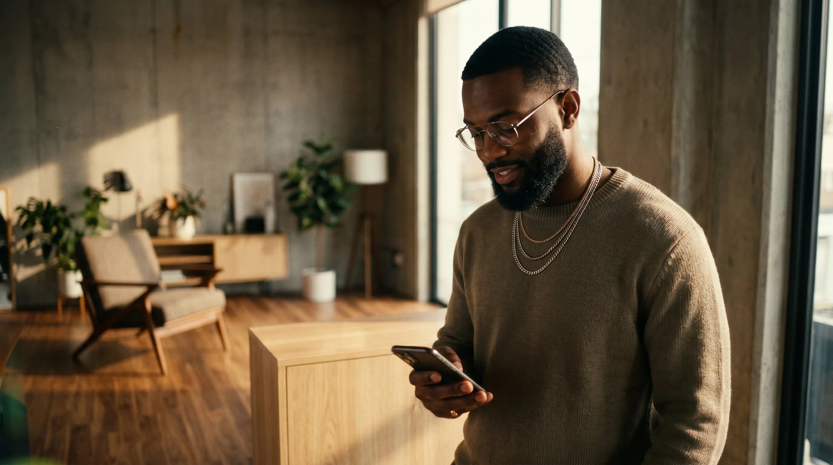 Zen Barber Lounge concierge assisting by phone