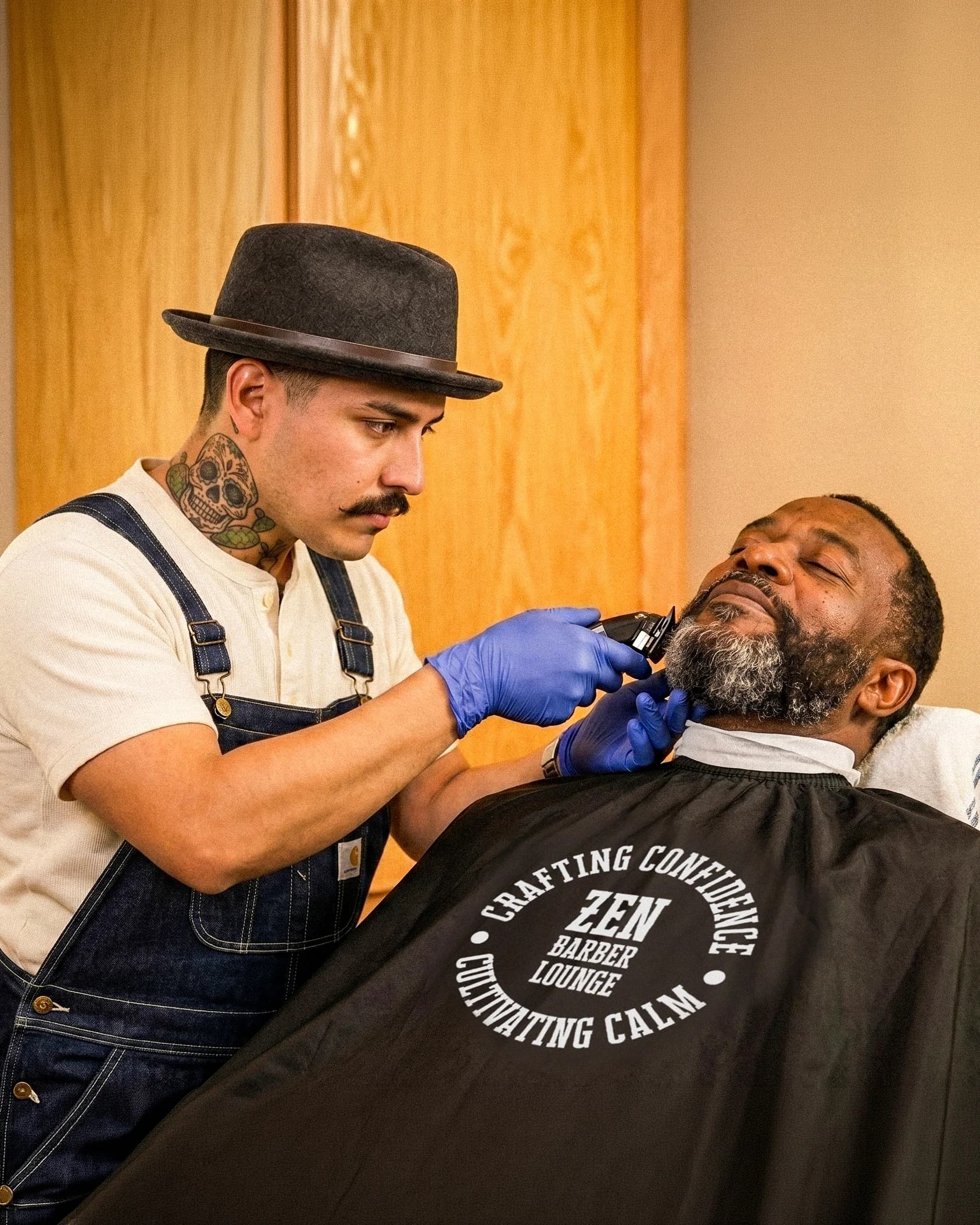 Detailed men’s haircut service at Zen Barber Lounge
