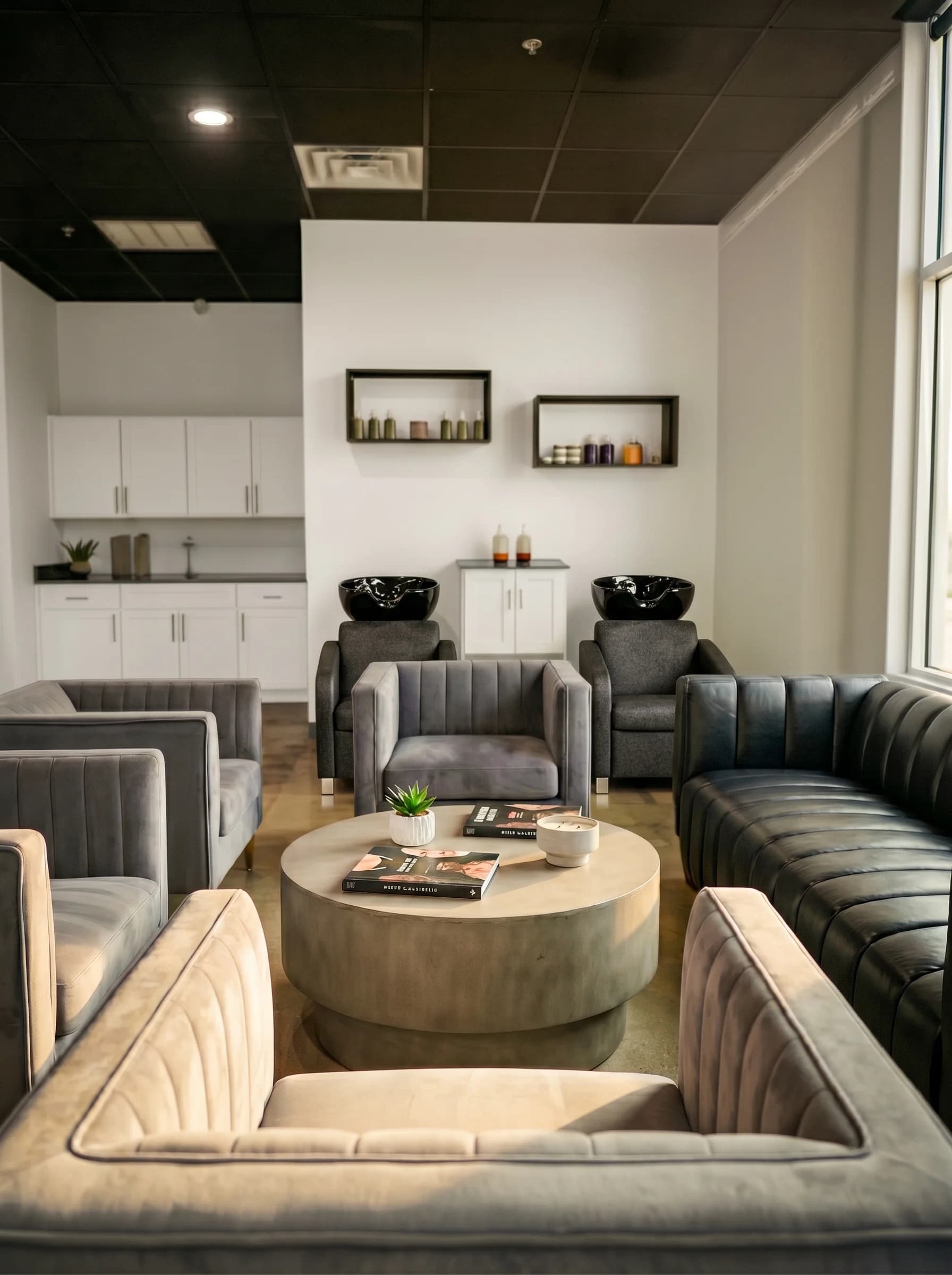 Interior view of Zen Barber Lounge